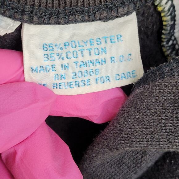 Vintage 80s MOD Sweatshirt Womens Medium 21x21 Baggy Boxy - Picture 9 of 13